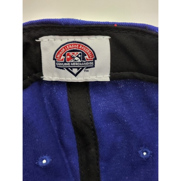 Jacksonville Jumbo Shrimp Minor League Baseball Adjustable Cap Hat Blue Gray - Picture 6 of 8